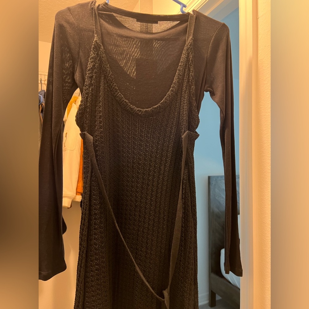 Zara Long Black Dress